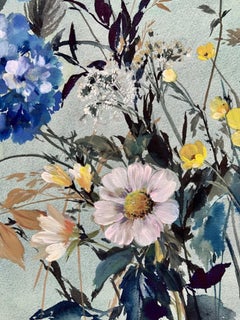 Delicacy, Jo Haran, Original Painting, Affordable Art, Floral Artwork