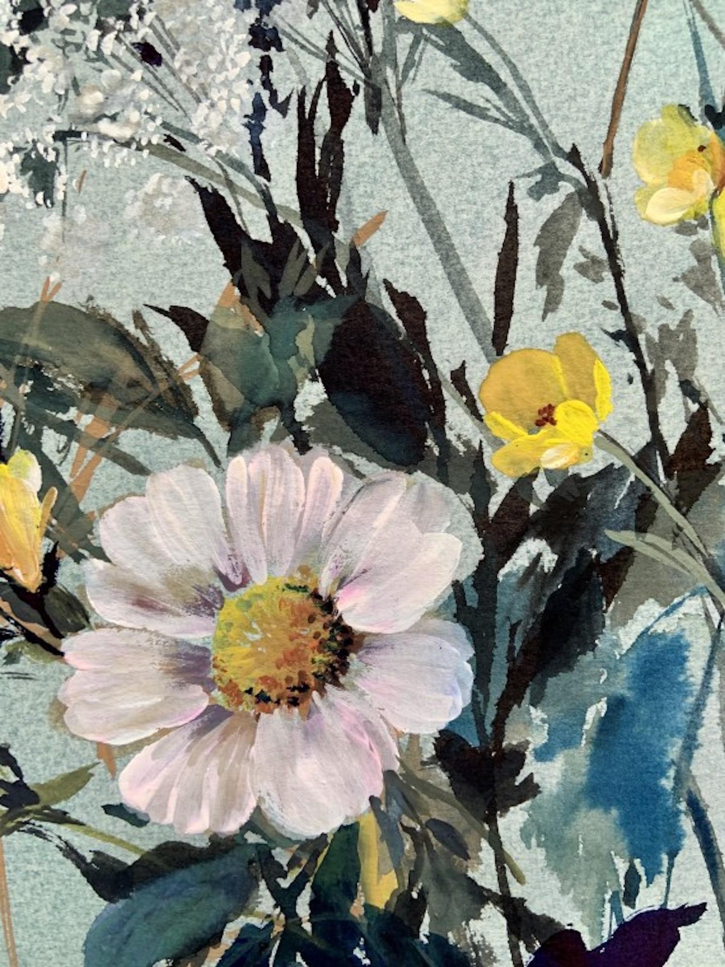 Delicatezza, Jo Haran, Pittura originale, Arte accessibile, Opere d'arte floreali in vendita 2