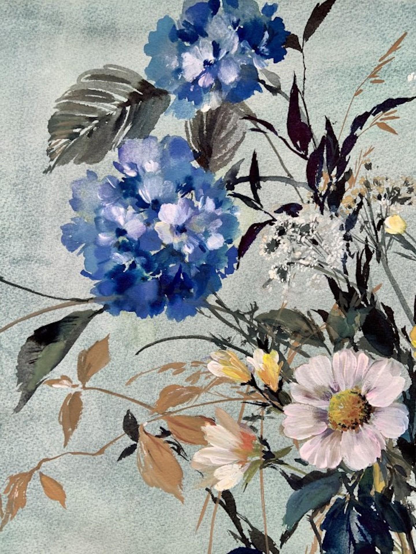 Delicatezza, Jo Haran, Pittura originale, Arte accessibile, Opere d'arte floreali in vendita 3