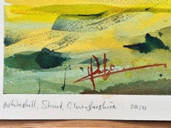 Whiteshill, Stroud, Gloucestershire, Max Panks, Original Watercolour Landscape