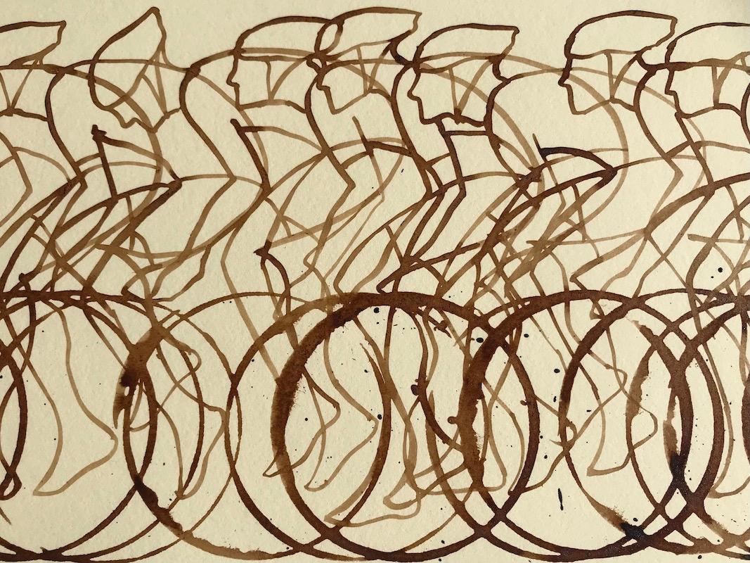 Coffee Peloton XXVIII - Art by Eliza Southwood