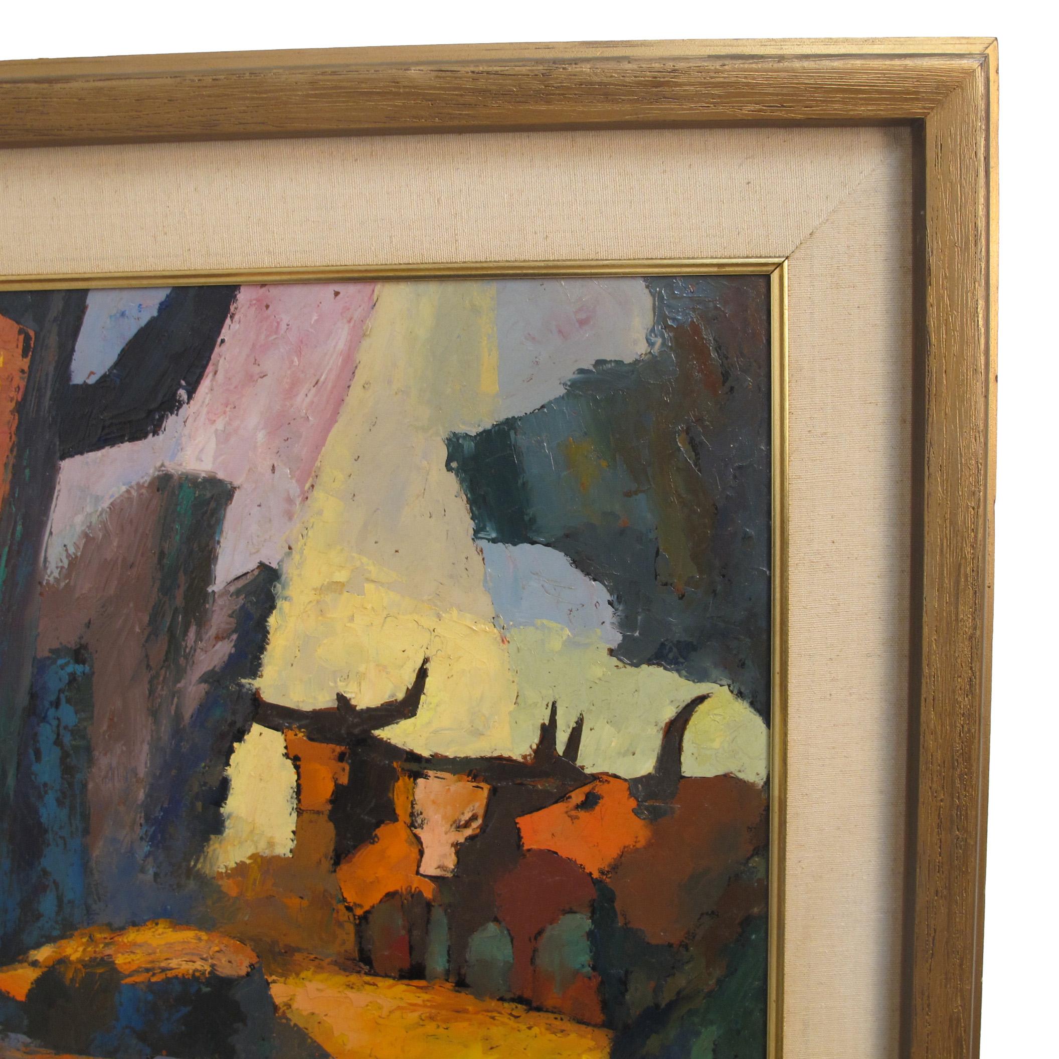 Abstract Western Landscape Painting by California Artist Anthony Rizzo For Sale 6