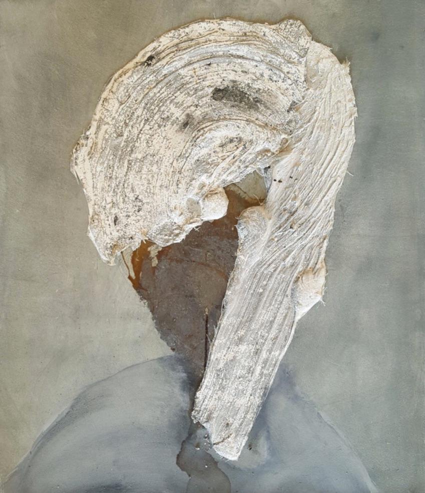 Daniel Martin Abstract Painting - Head XII