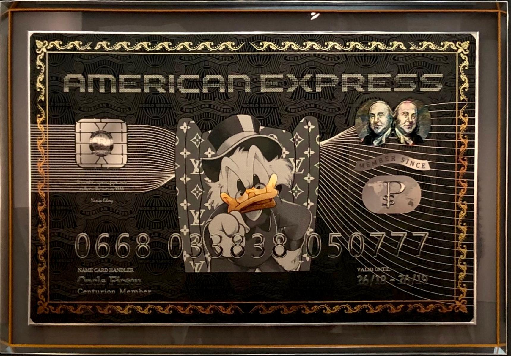 "American Express - Mixed Media Art de Yaniv Edery