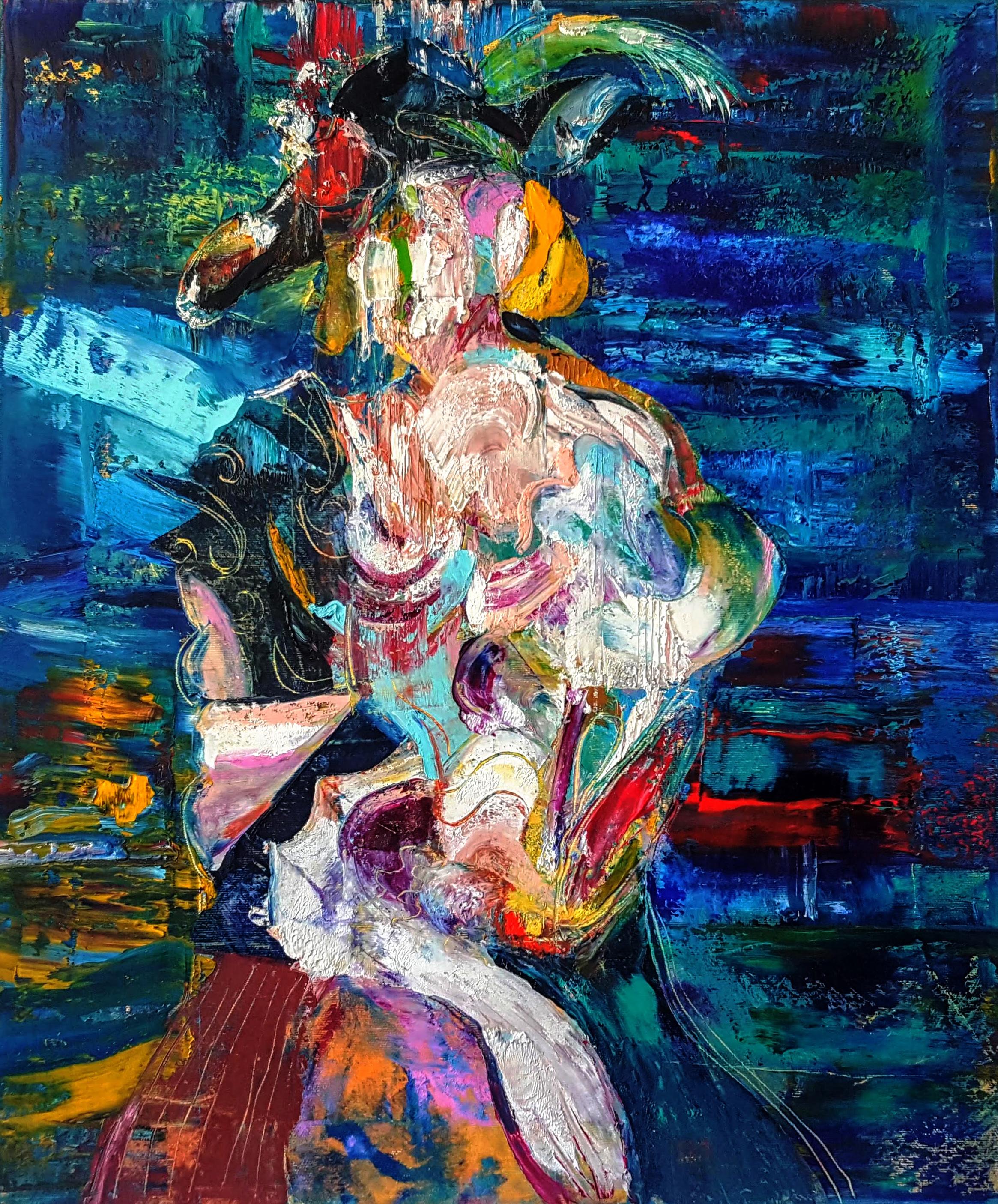 Dimitar Hinkov Abstract Painting – Elisabeth Vigee le Brun