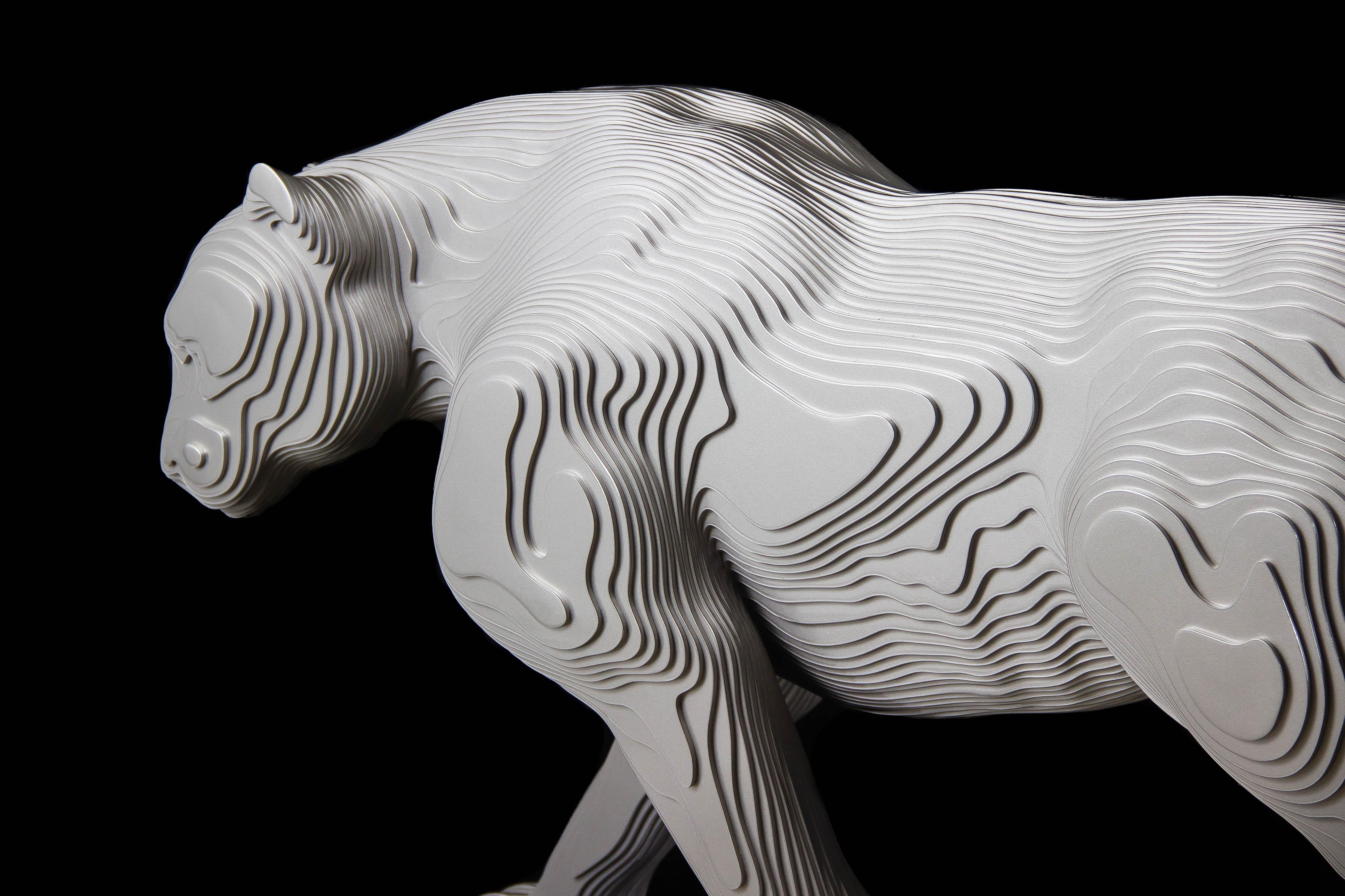 The refined works of Jean Paul Kala are a real ode to the powerful and authentic nature of his birthplace: North Kivu, where he was born in the 1970s.

The budding artist was drawn to matter and mechanics, and his hands would not hold still – as a