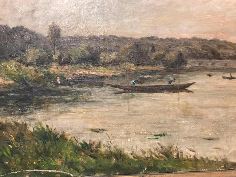 Victor Alexandre Rozier - French Framed Landscape by Victor Alexandre ...