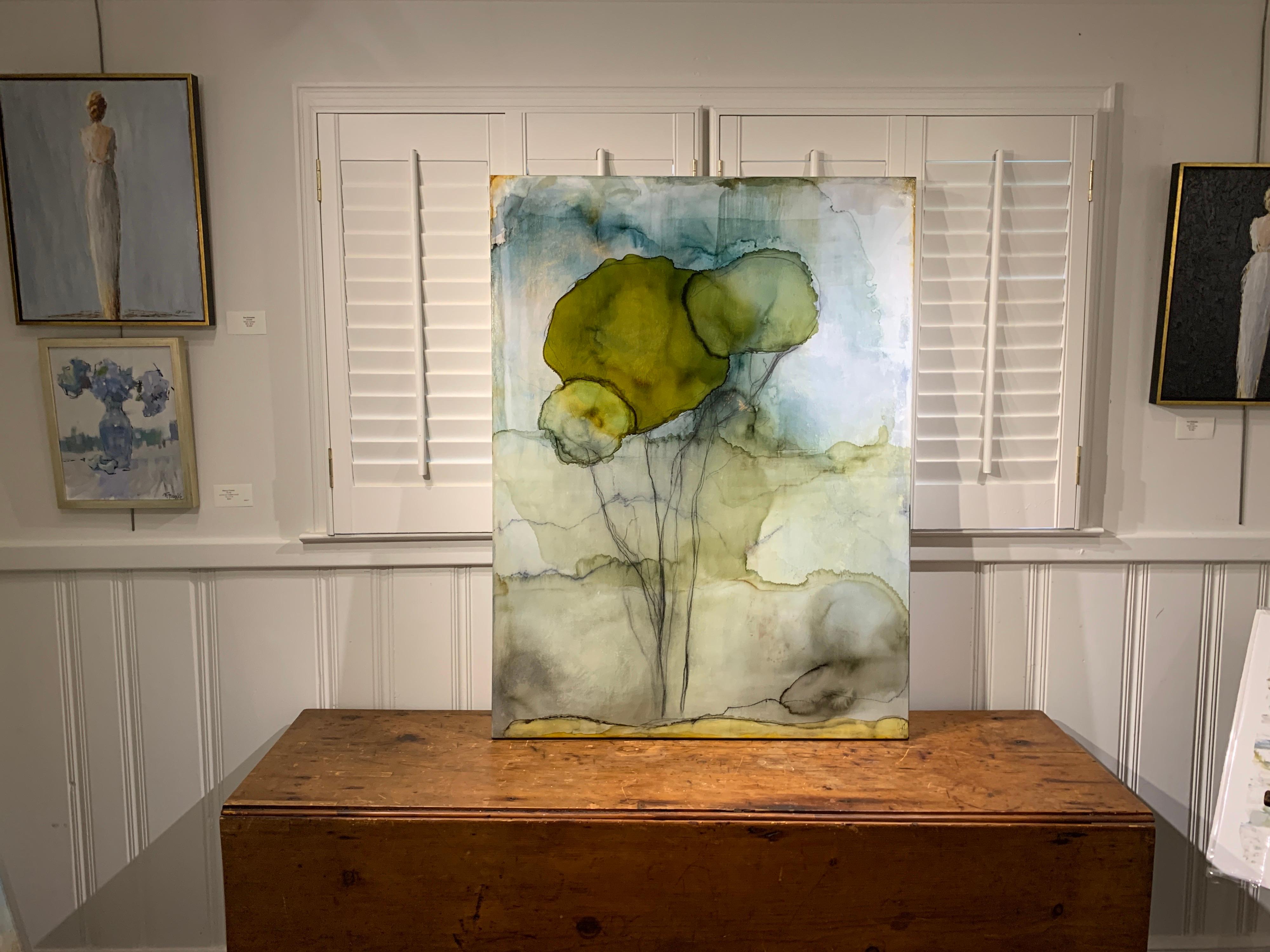 Shirley’s love of creating came at an early age. She learned many of her techniques from the time she spent with her depression-era grandmother, making artistic statements from items found. Working with various mediums over the past 25 years, she
