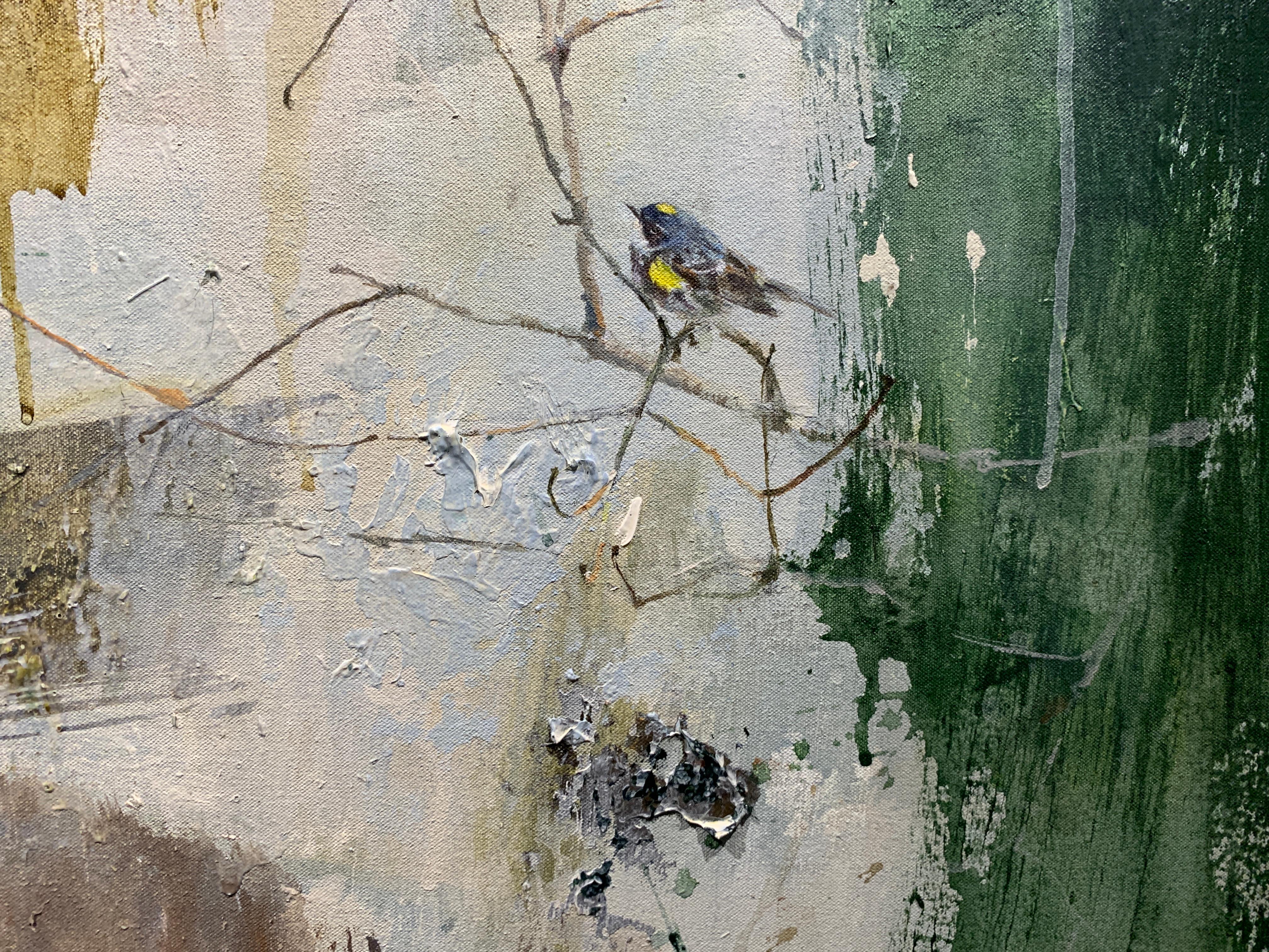Something Has to Inspire a Beginning (Myrtle Warbler) by Justin Kellner, 2019 1
