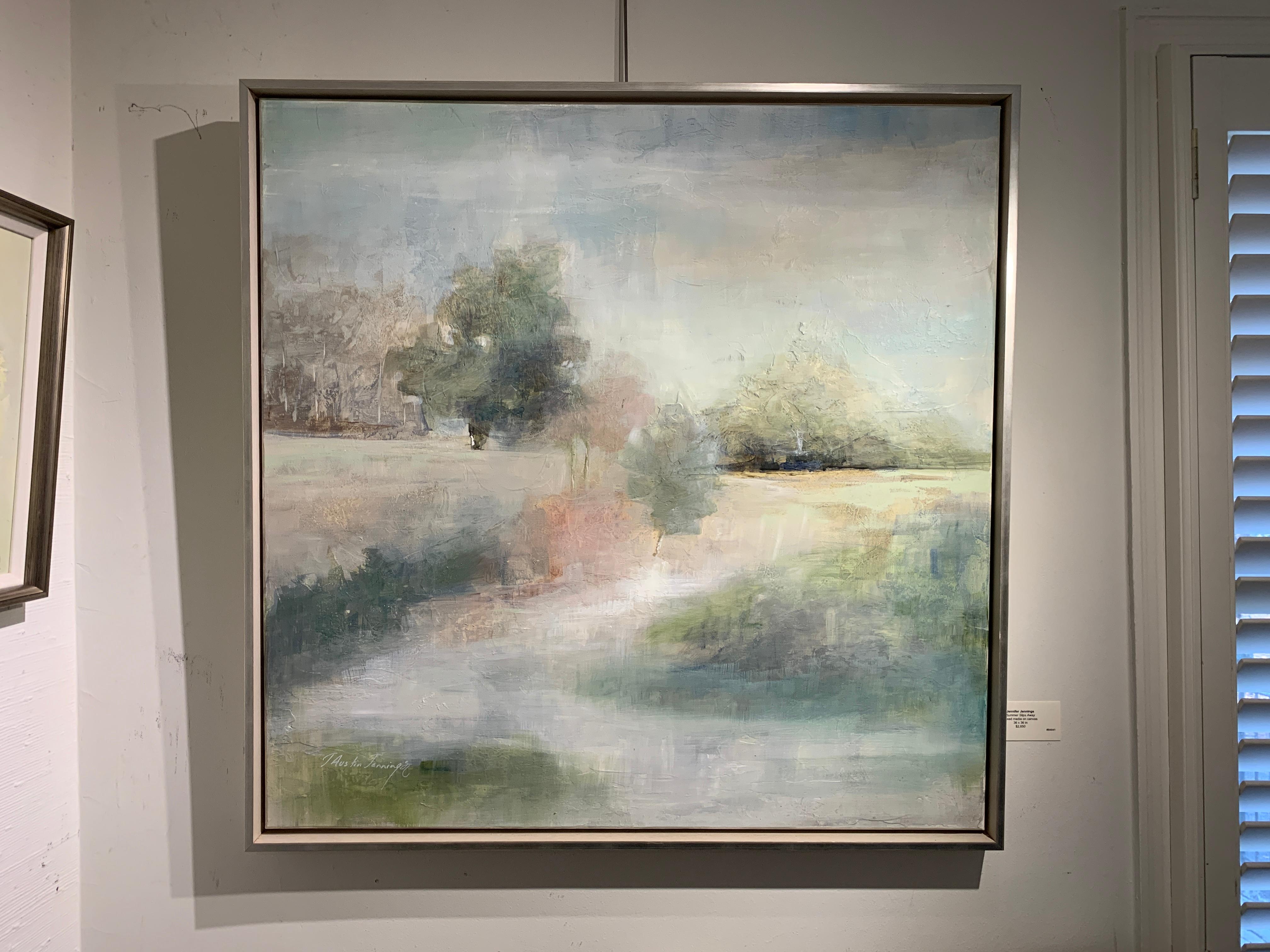 Jennifer Austin Jennings, a native of Dayton, Ohio has been an exhibiting artist and art educator for more than 25 years. Her close connection with nature provides inspiration for scenic and abstract compositions full of life and movement. 