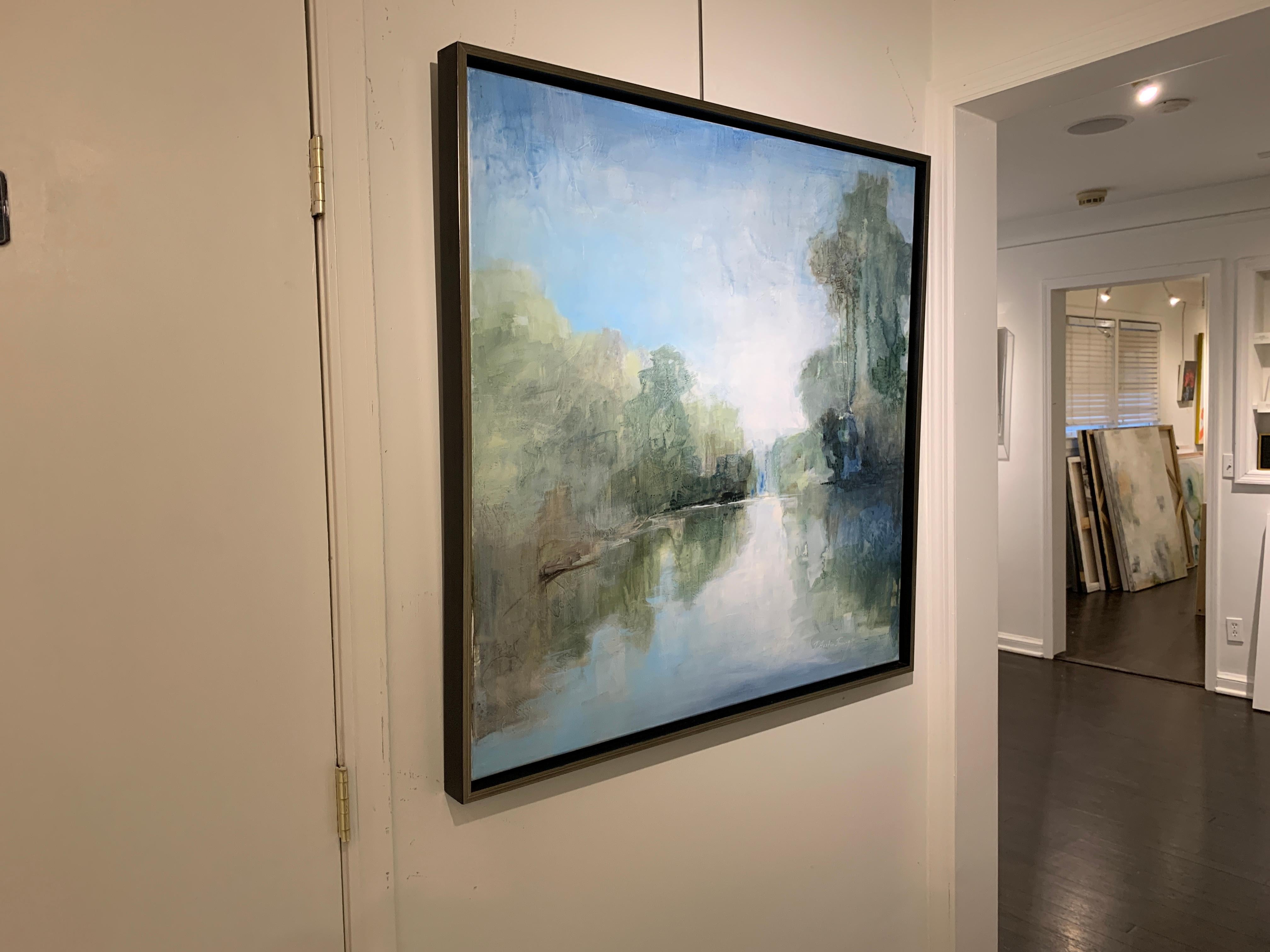 Take Me to the River by J Austin Jennings 2019 Large Square Framed Landscape 1