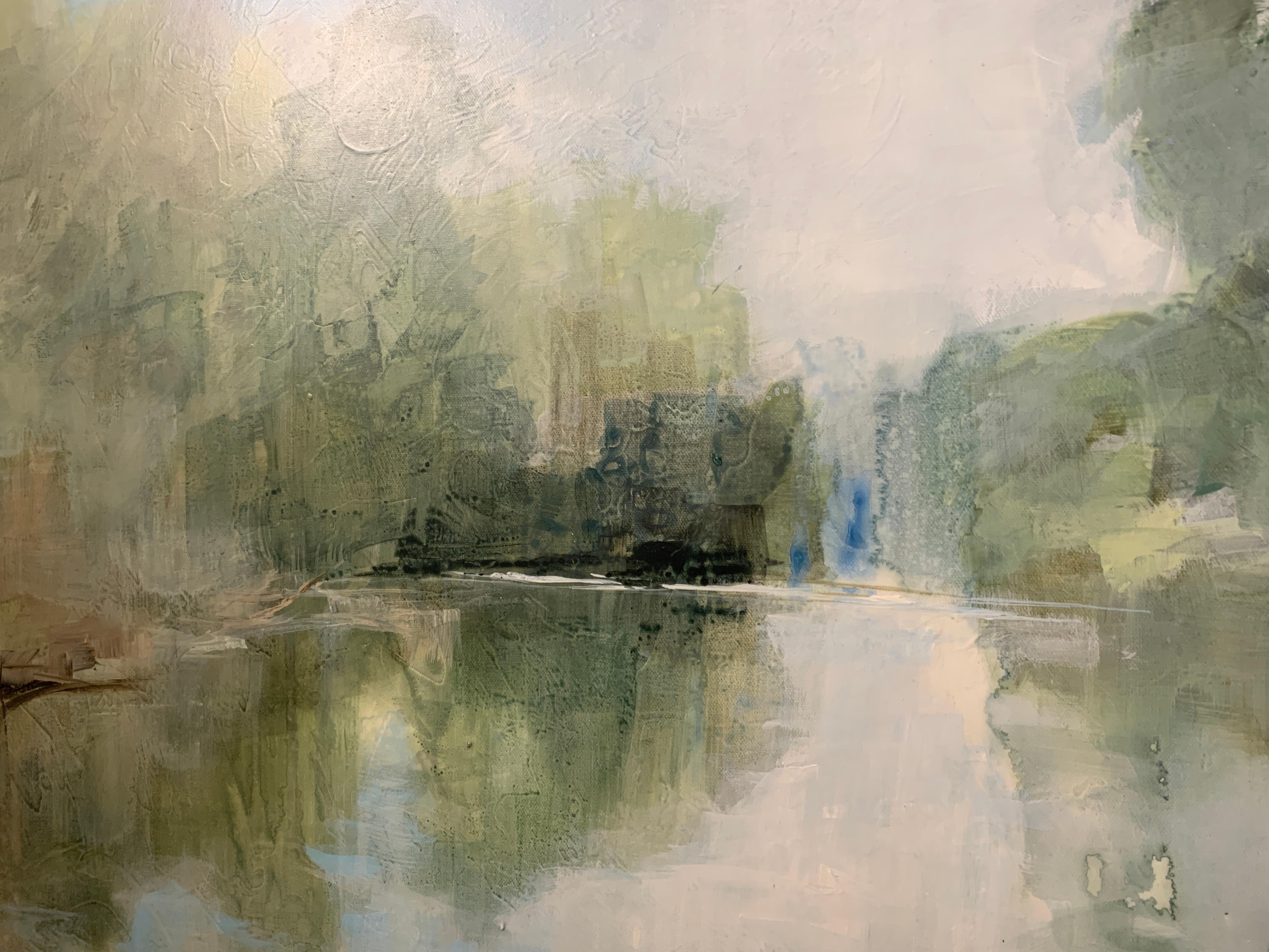 Take Me to the River by J Austin Jennings 2019 Large Square Framed Landscape 4