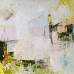 Summer Kind of Wonderful by Lily Harrington, Square Abstract Painting on Canvas