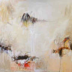 Aranciata by Lily Harrington, Square Abstract Painting on Canvas