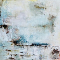 Hope on the Horizon by Lily Harrington, Square Abstract Painting on Canvas