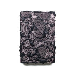 Mercurio - pintura contemporánea texturizada, colorida, trazos dorados, abstracta