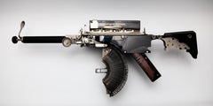 Remington-Model 5 -black, Vintage Typewriter Machine Gun, wall sculpture - Pop