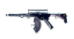 Remington-Portable 8' -black, Vintage Typewriter Machine Gun, wall sculpture