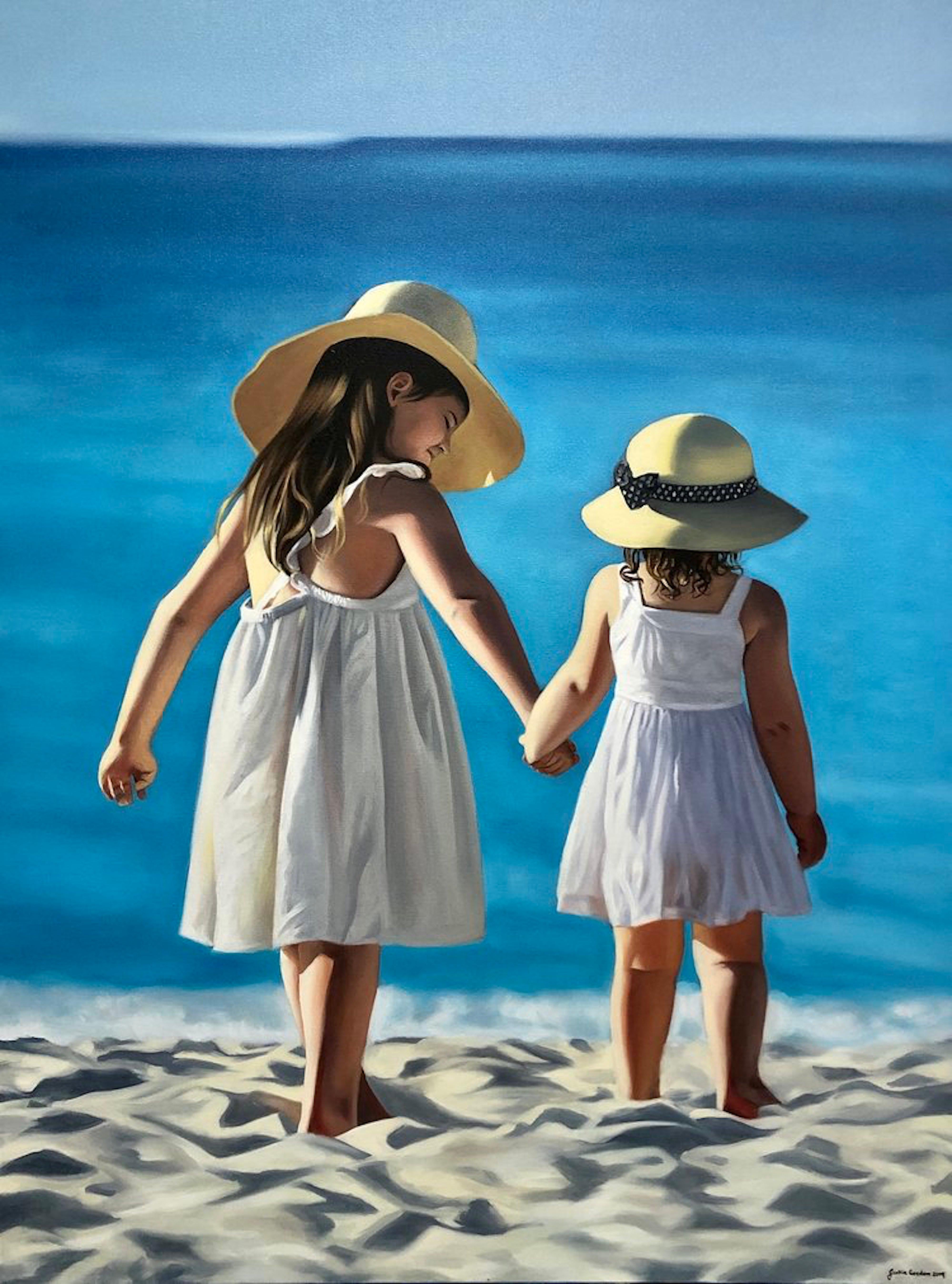 Jackie Gordon Figurative Painting - Sisters