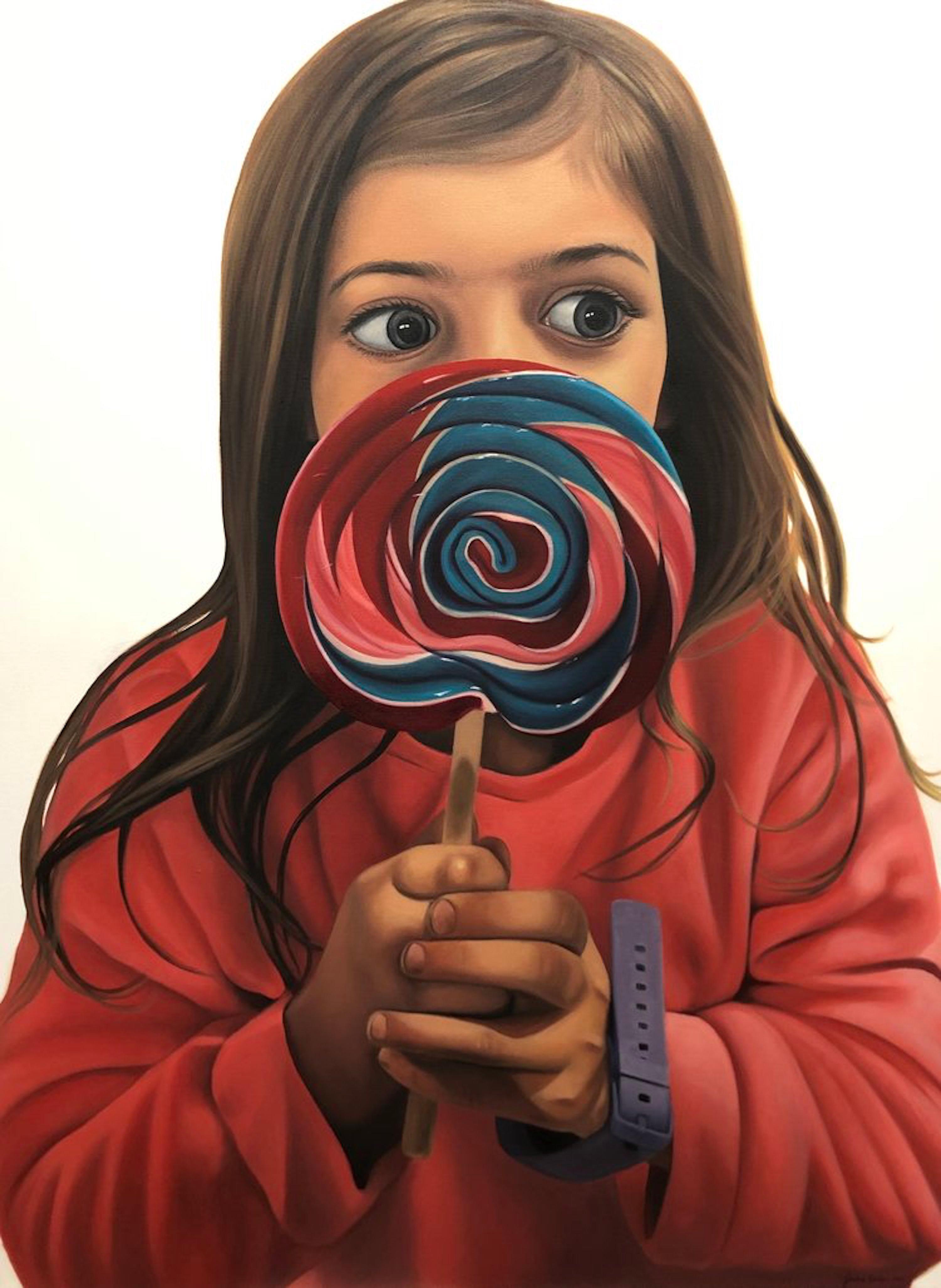 Jackie Gordon Portrait Painting - Candy Girl