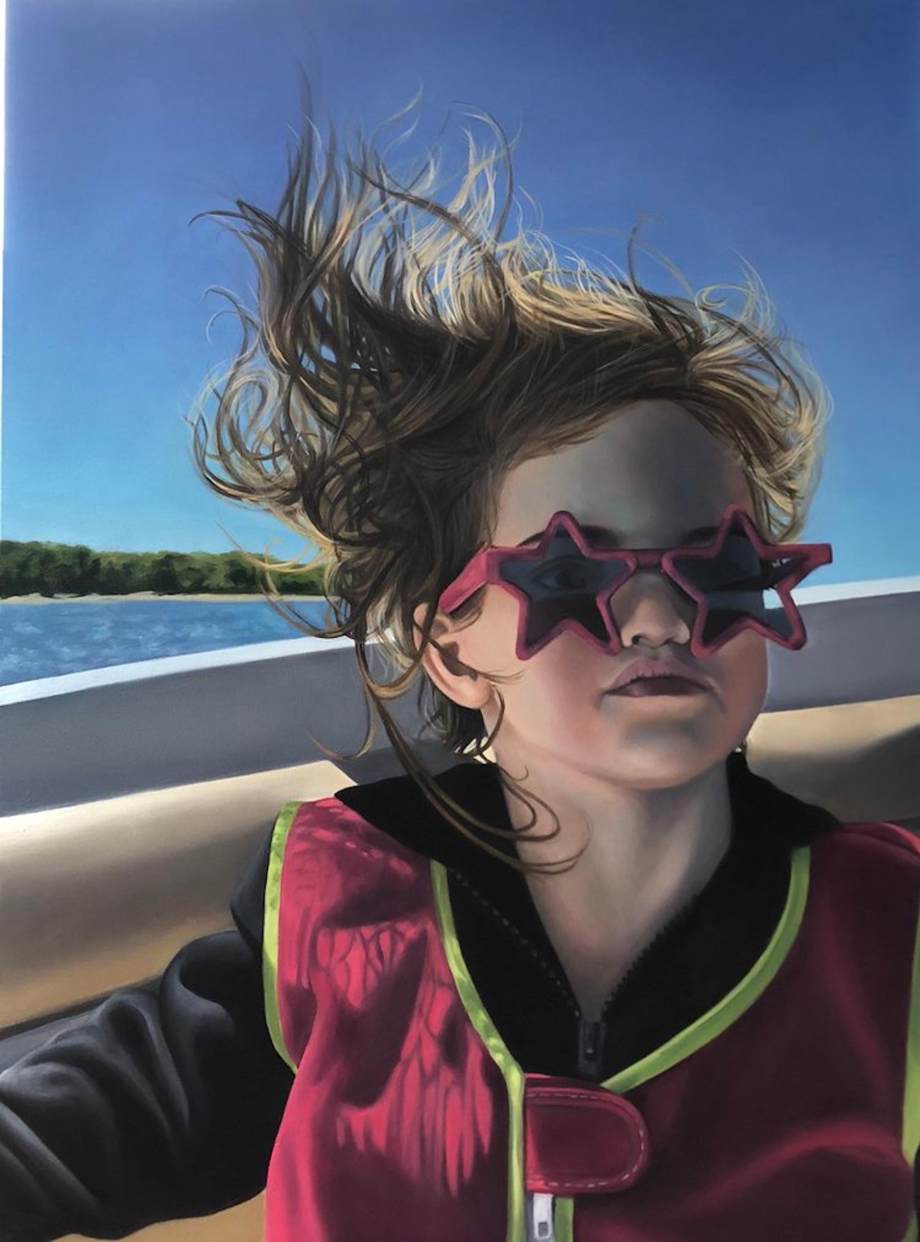 Jackie Gordon Portrait Painting – Superstar