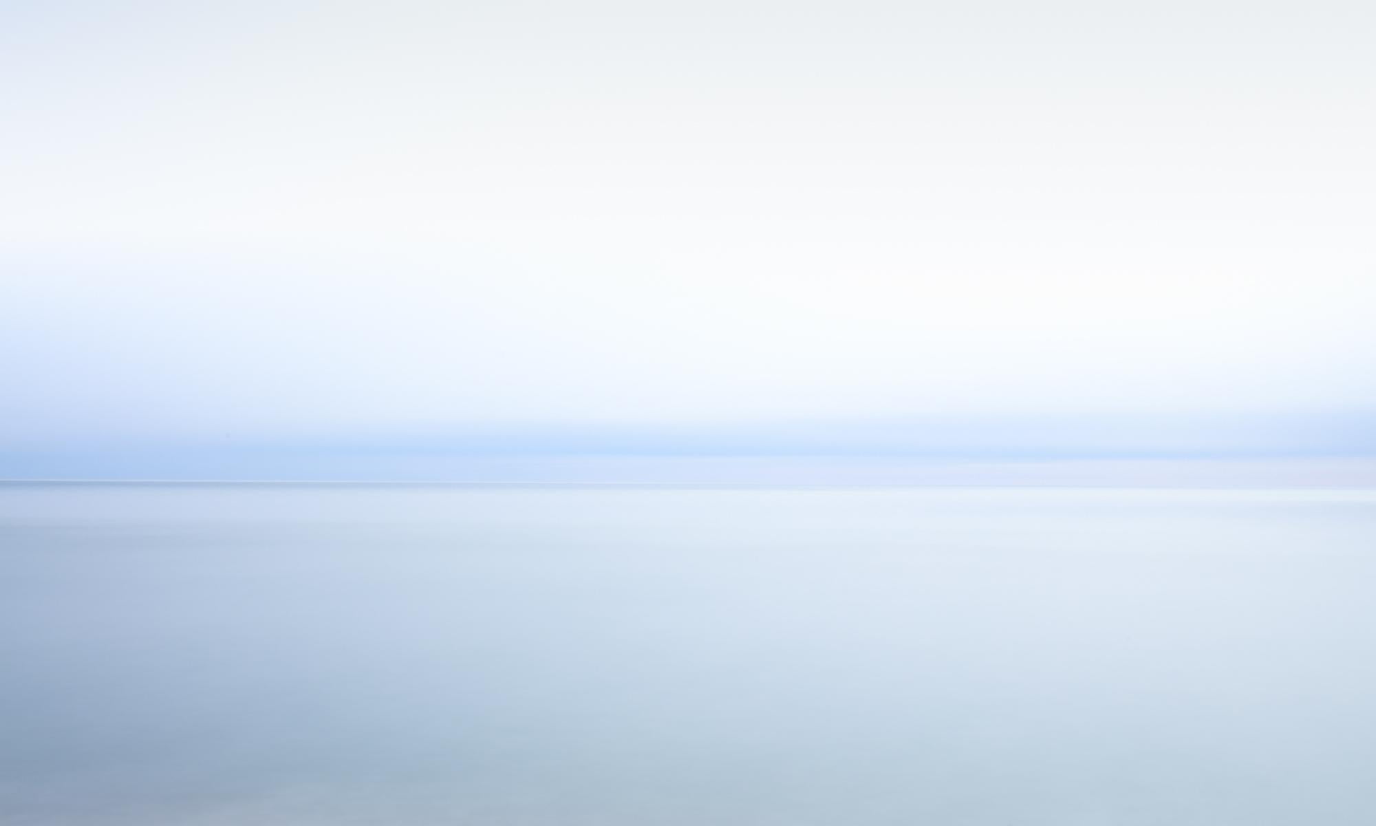 Winter Sky at White Sands - Floats in white frame