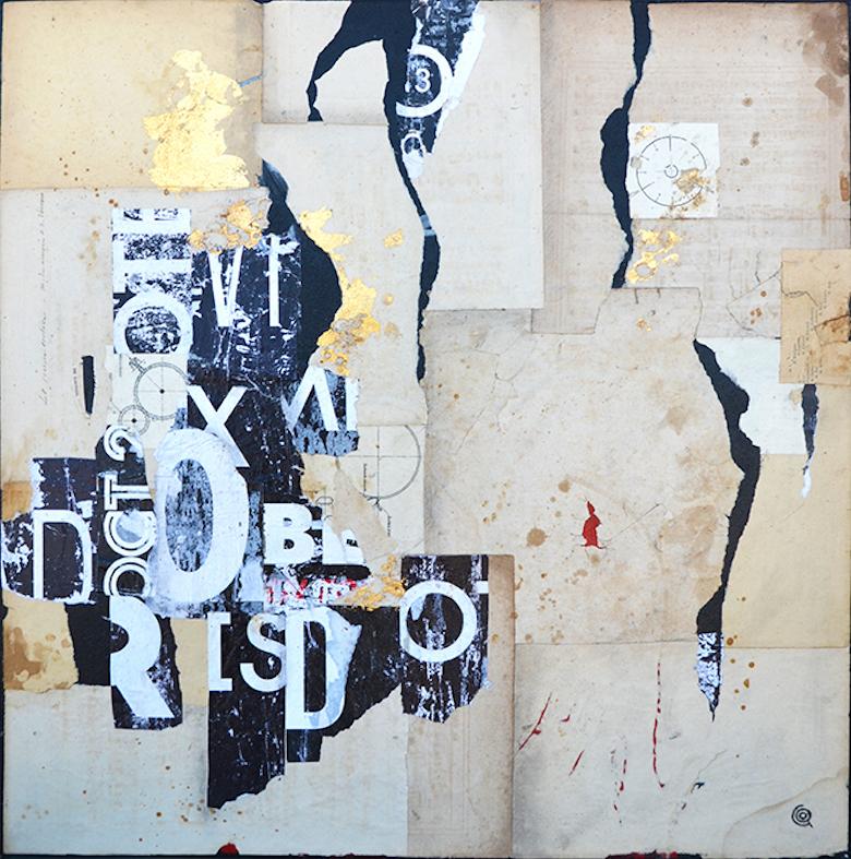 Saint Jean - Mixed Media Art di Sylvie Perrin