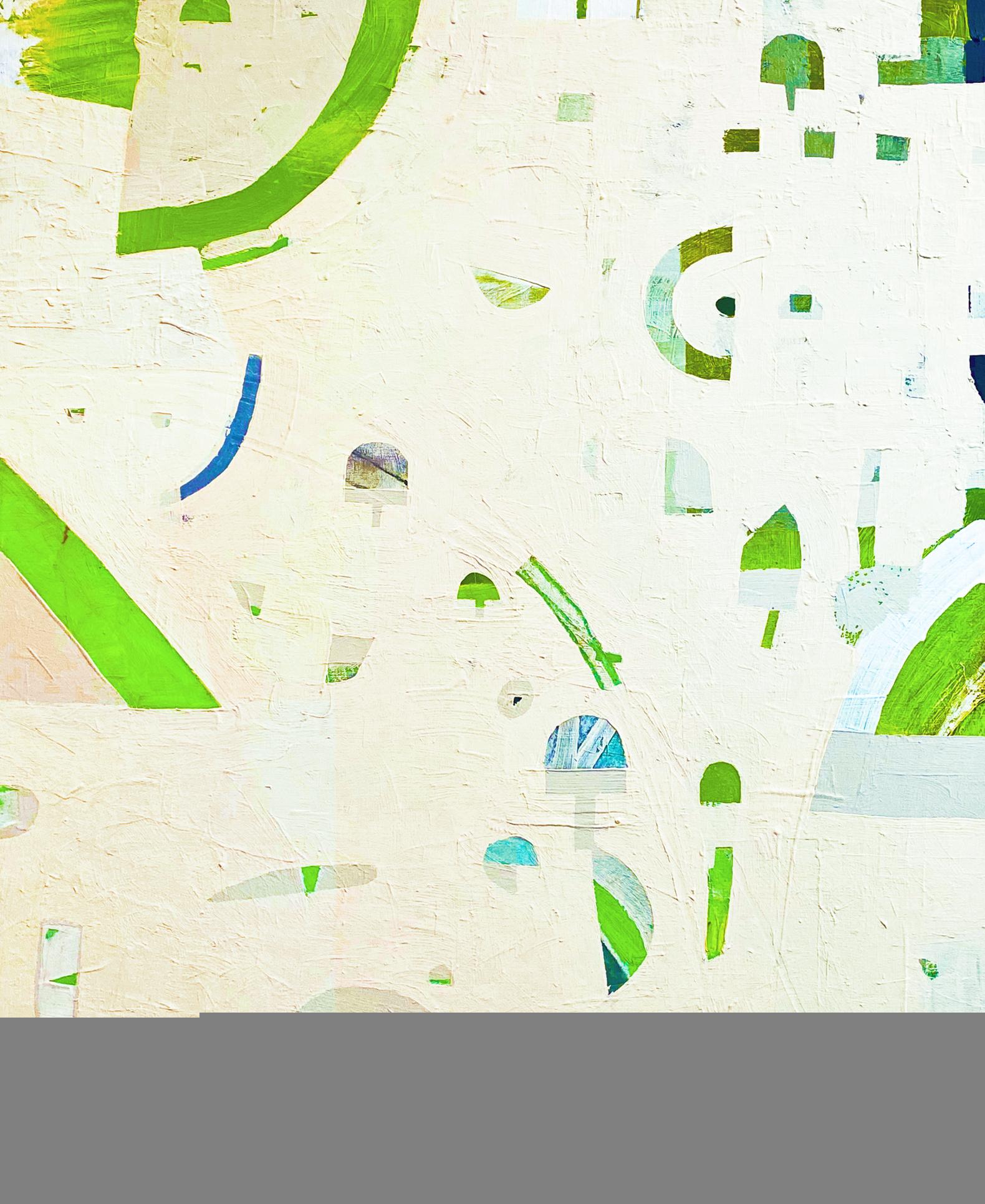 Abstract Painting David Bender - Découvertes 1