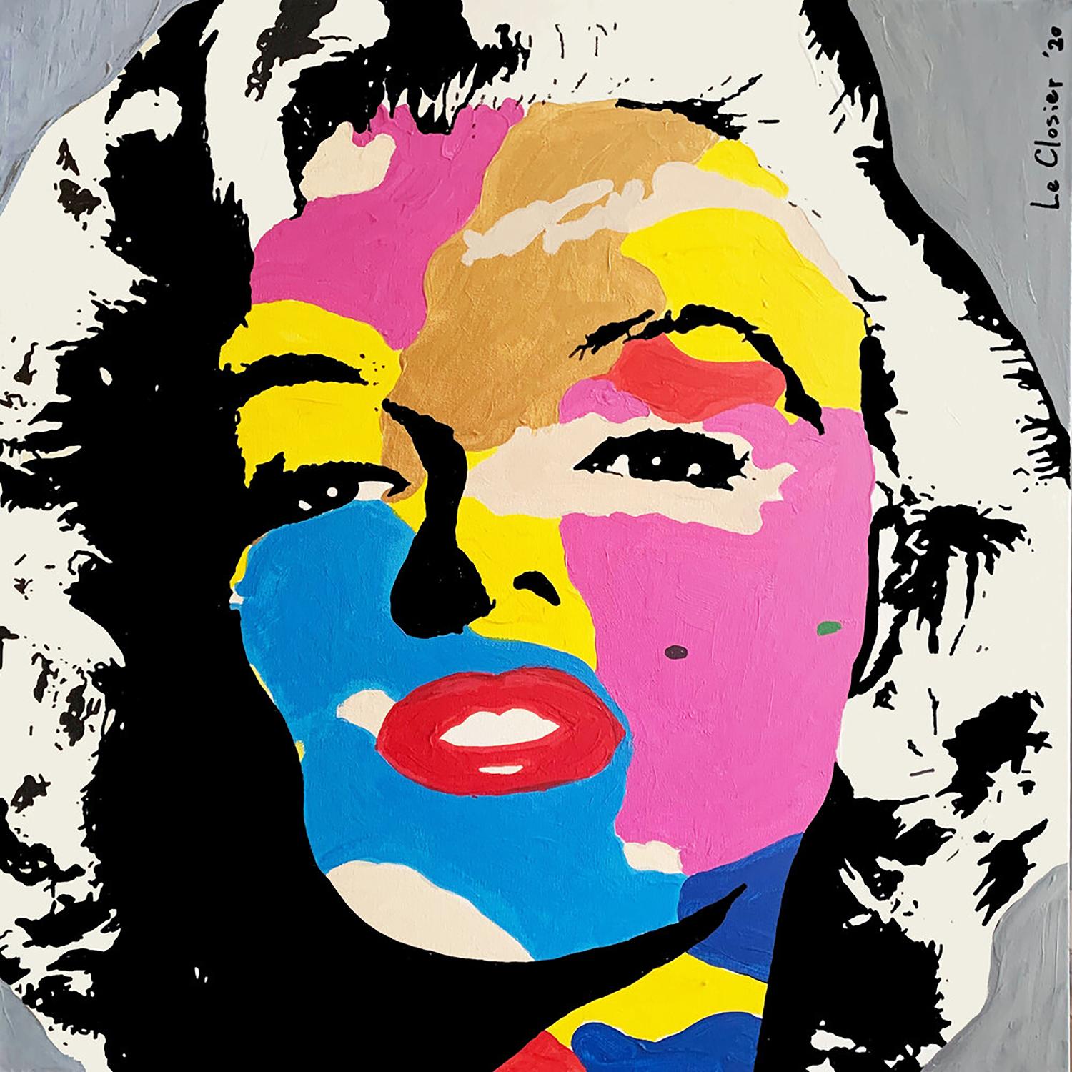 Phillippe Le Closier Figurative Painting – Marilyn aus Marilyn