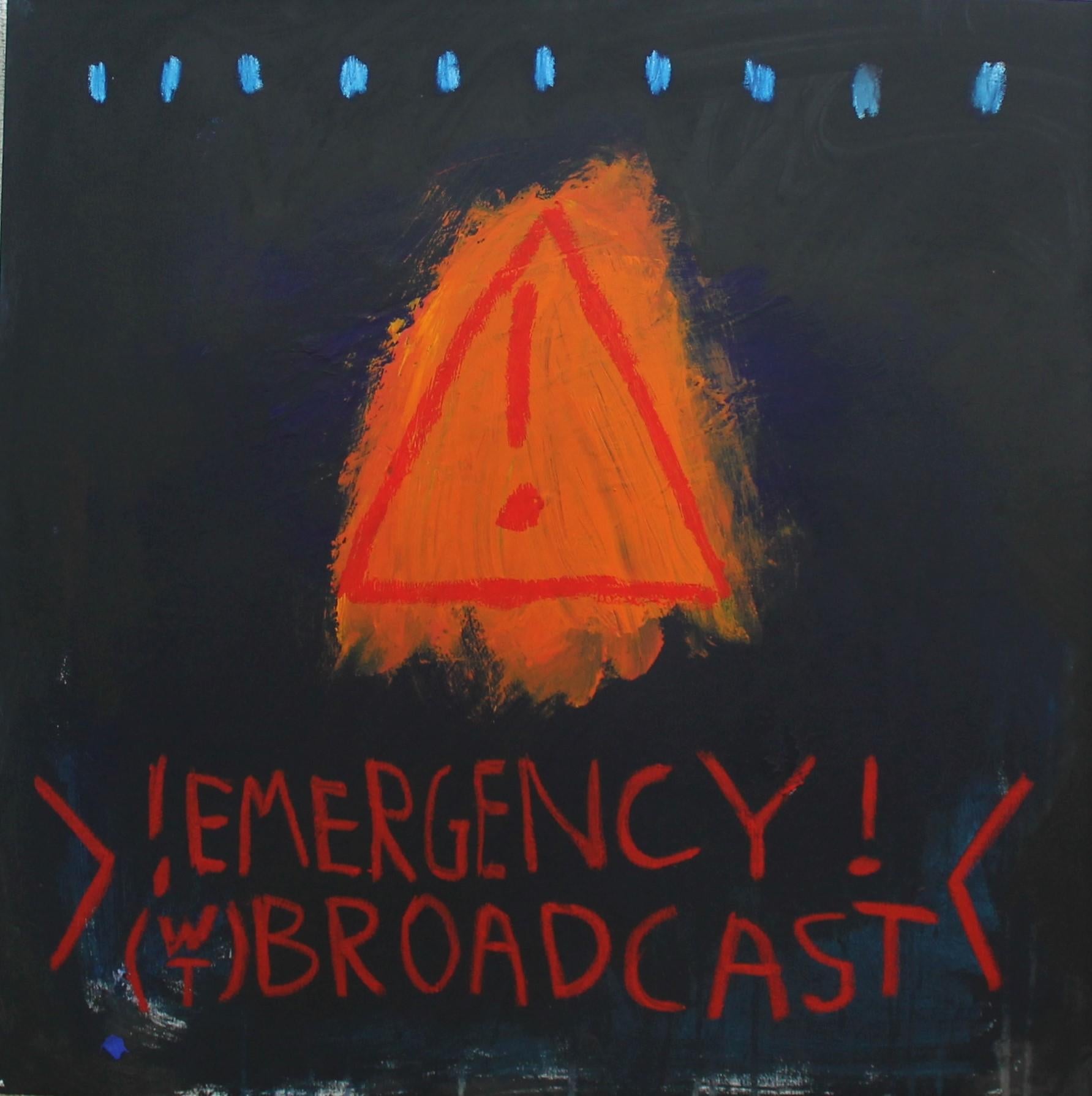 William Taylor Figurative Painting – Emergency- Broadcast