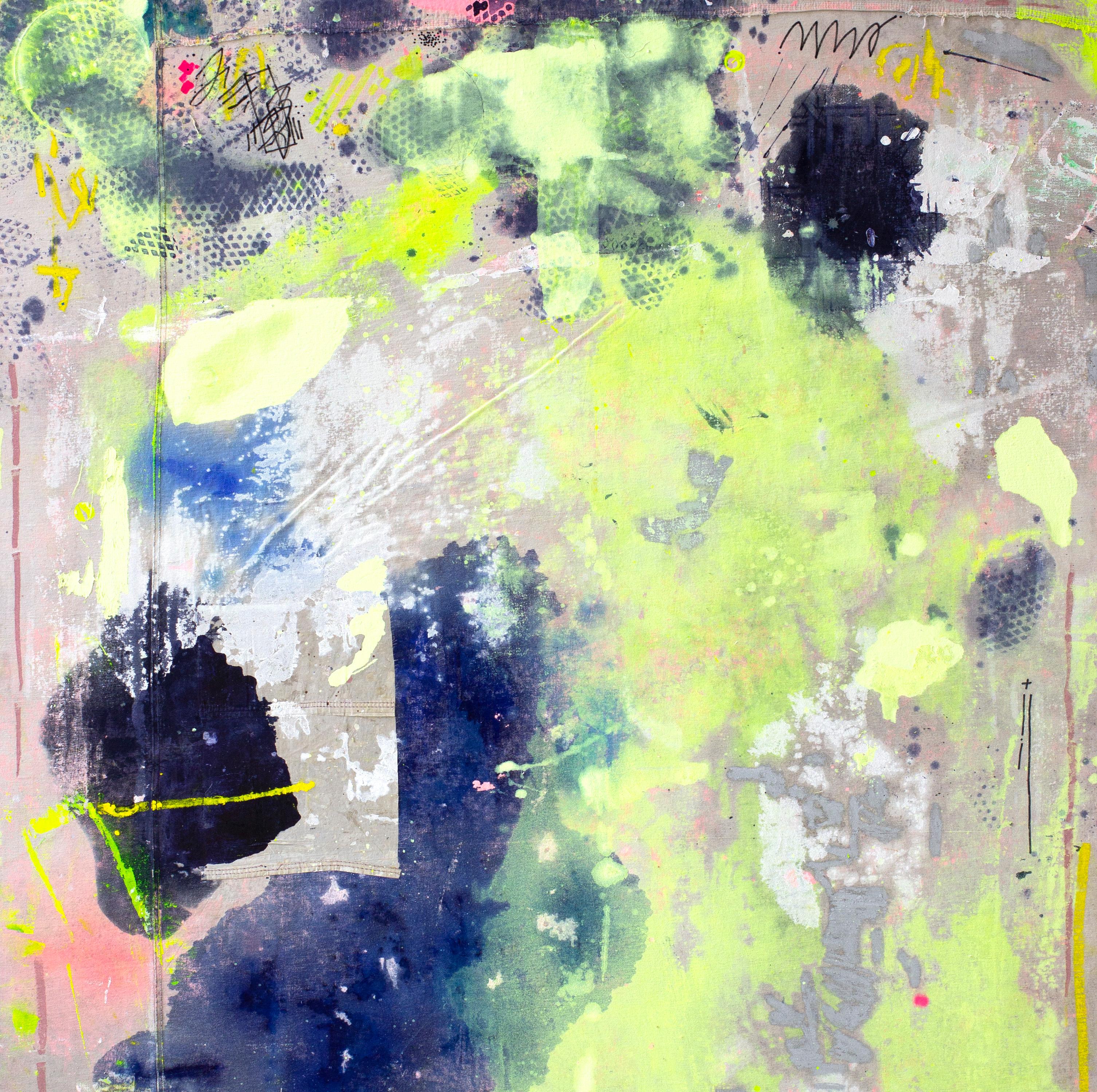 Linda Colletta Abstract Painting - Phosphorescence II