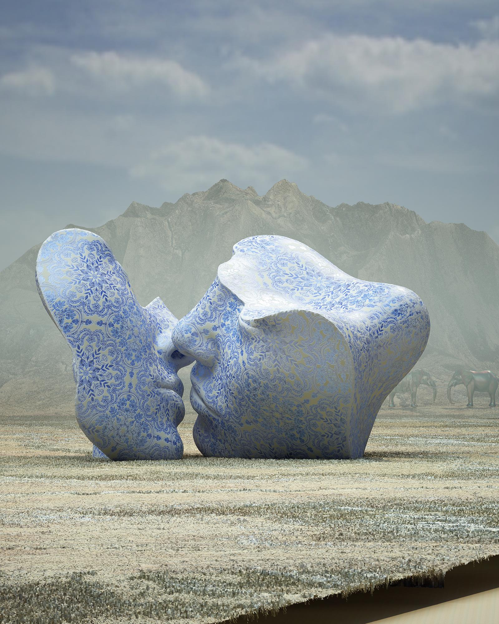 Abandoned Potential - (Pigment rendering of artist's digital rendering) - Art by Chad Knight