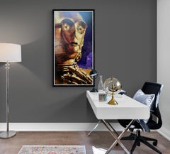 Stargazing - Lego Art - Original - C-3PO From Star Wars movie.