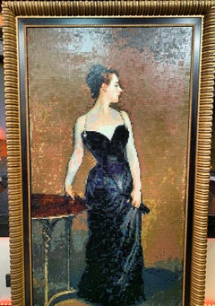 Madame X (original lego art with frame)