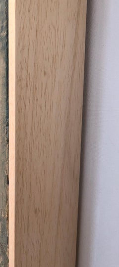 Excavation 1 - Abstrakt - Gerahmt in Naturholzrahmen