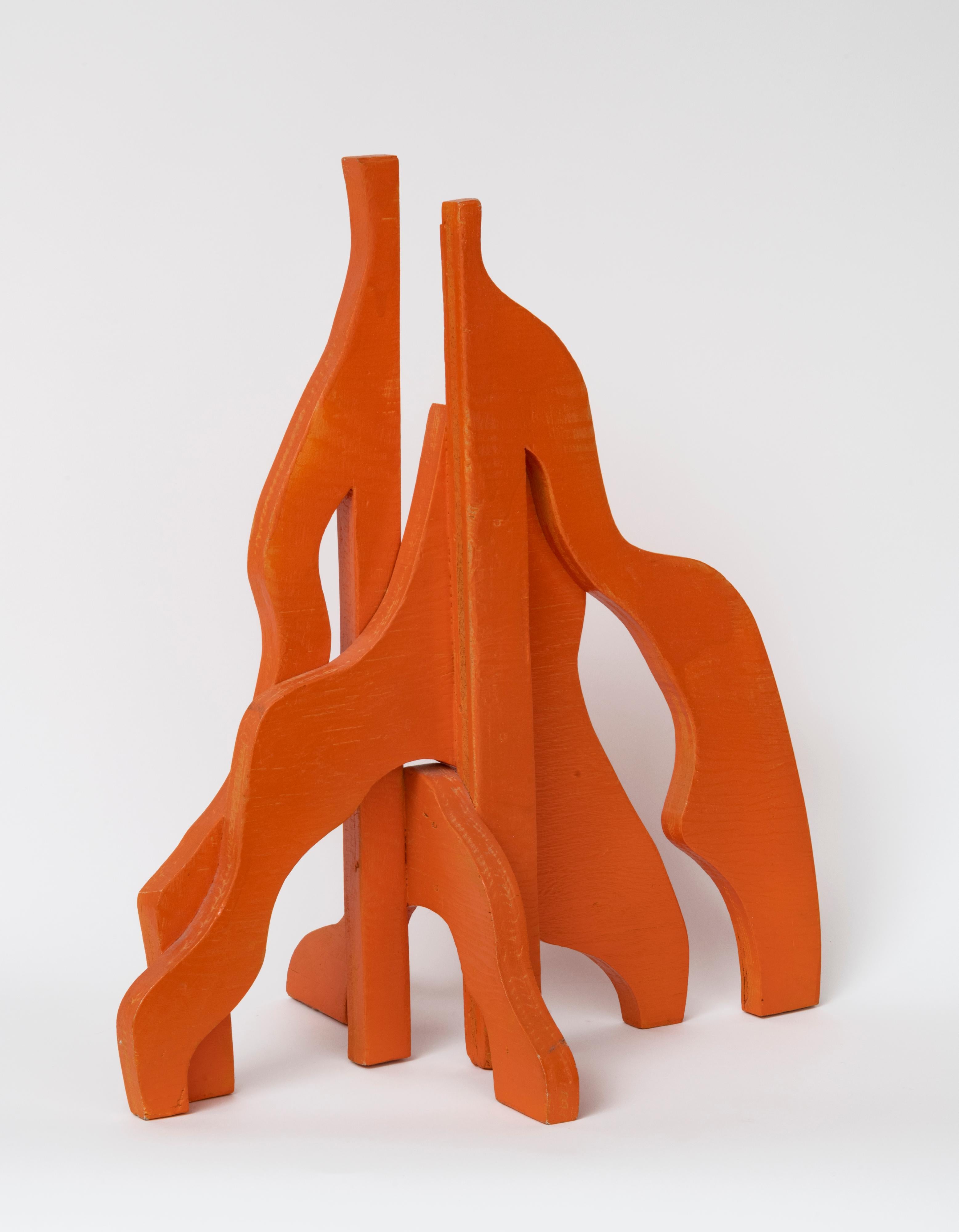 Sculpture abstraite « Hope 2 » - Marron Abstract Sculpture par Isaac Manevitz