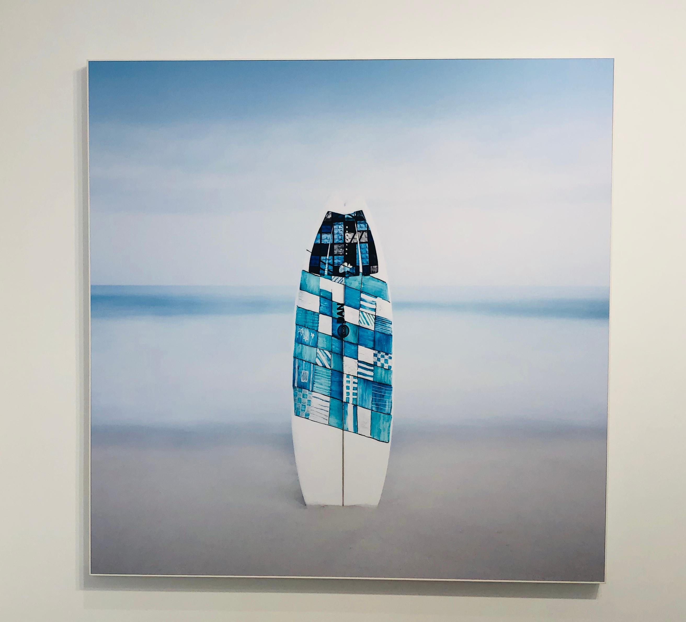 DT Surfboard at Napeague Lane - Framed - Ltd Ed of 10 - Photograph by Keith Ramsdell