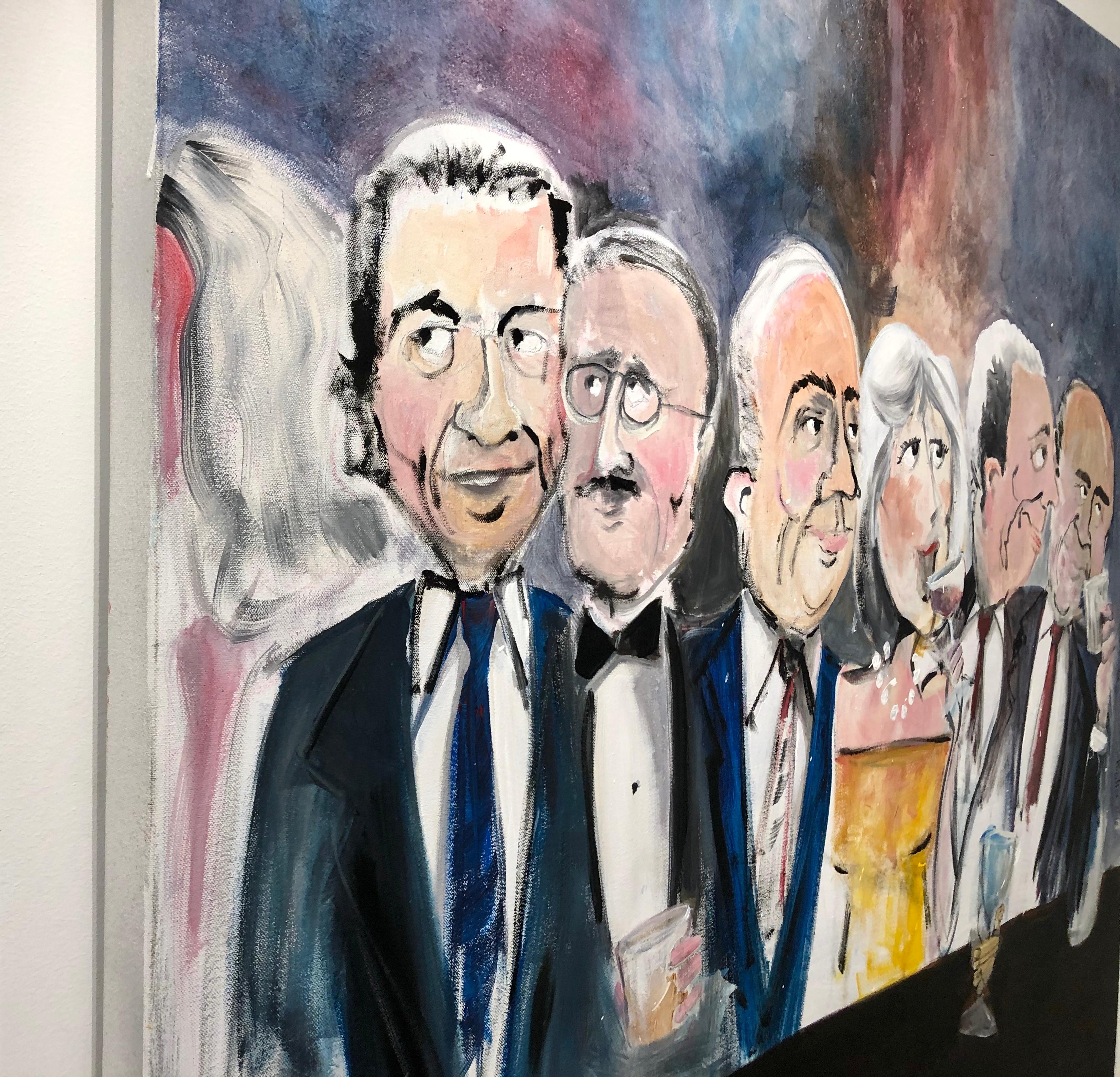 „Waiting for Billy Joel“ – Painting von Louis Puglisi