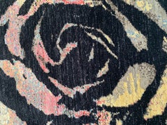 'Una rosa es una rosa es una rosa es una rosa' - La creación de los artistas en un tejido