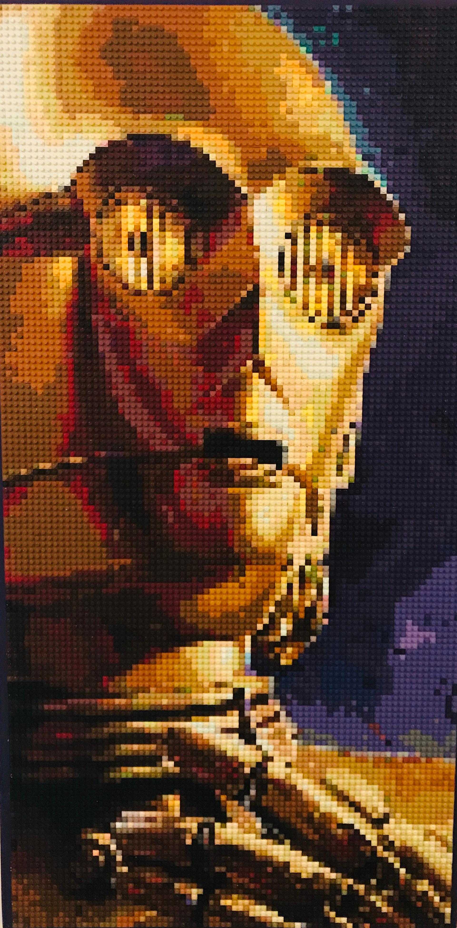 Joseph Kraham Stargazing Lego Art Original C 3PO From Star