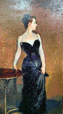 Madame X (art lego original avec cadre)