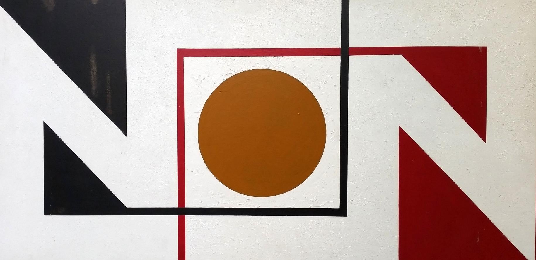 Géométrie - Painting by René Lamoureux