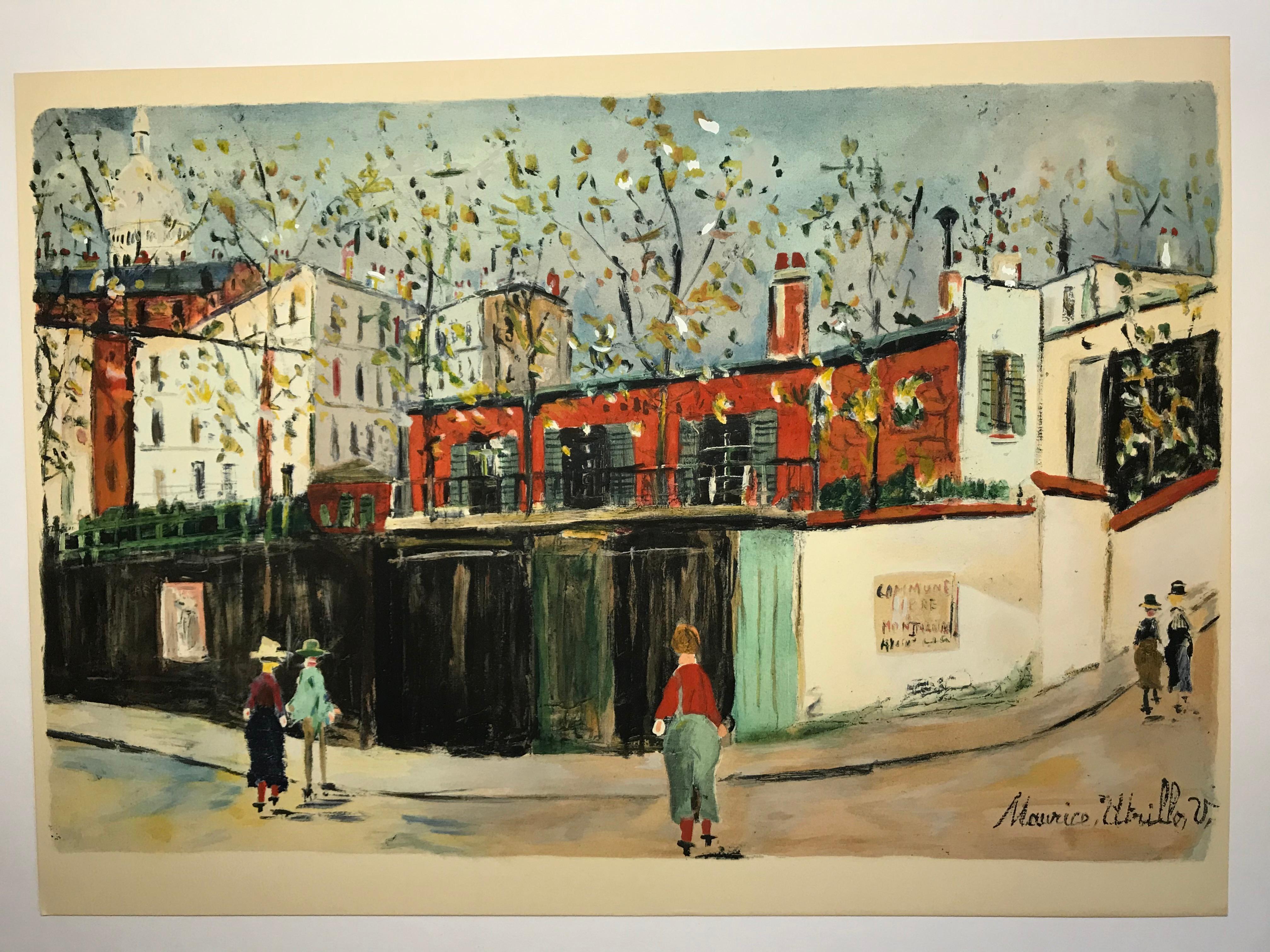 Maurice Utrillo Montmartre  6