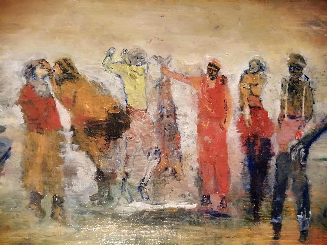 Title: 52 - 3 ème degré (2) - Painting by Elodie Huré