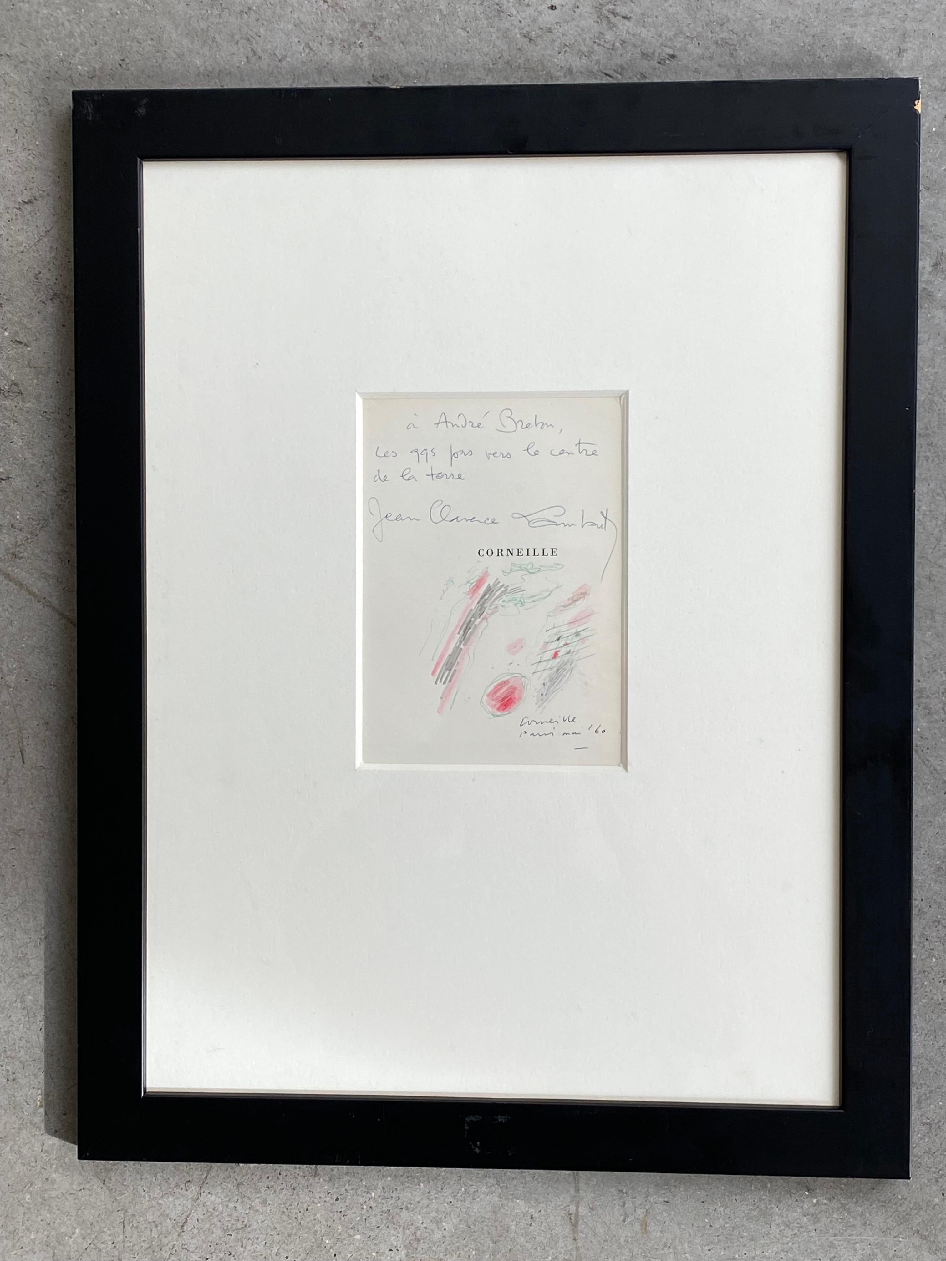 Corneille é Untitled 1960 Colored pencil drawing - Art by Jean Clarence Lambert