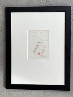 Corneille é Sin título 1960 Dibujo a lápiz de color