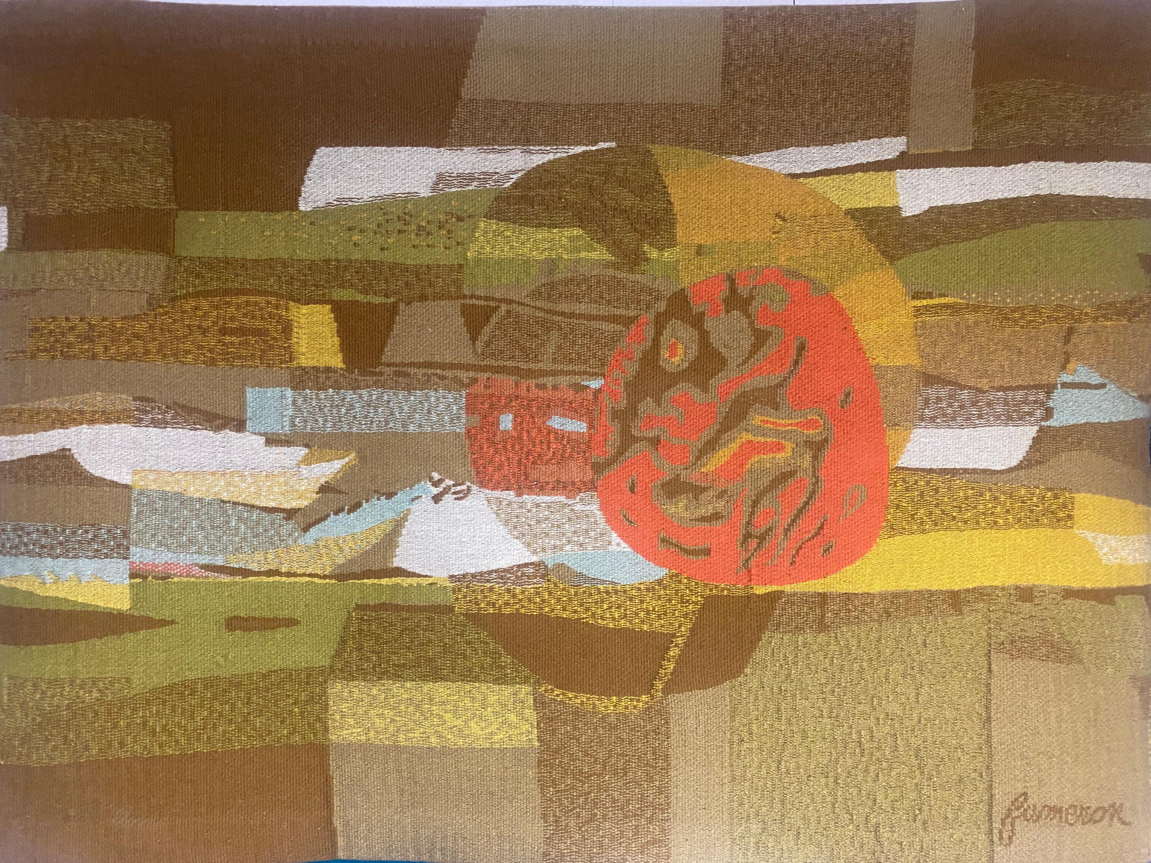 René Fumeron "COSMOS"
(1921-2004)
Tapisserie en laine signée et numérotée
44/200
Atelier Robert Four
140X140 cms