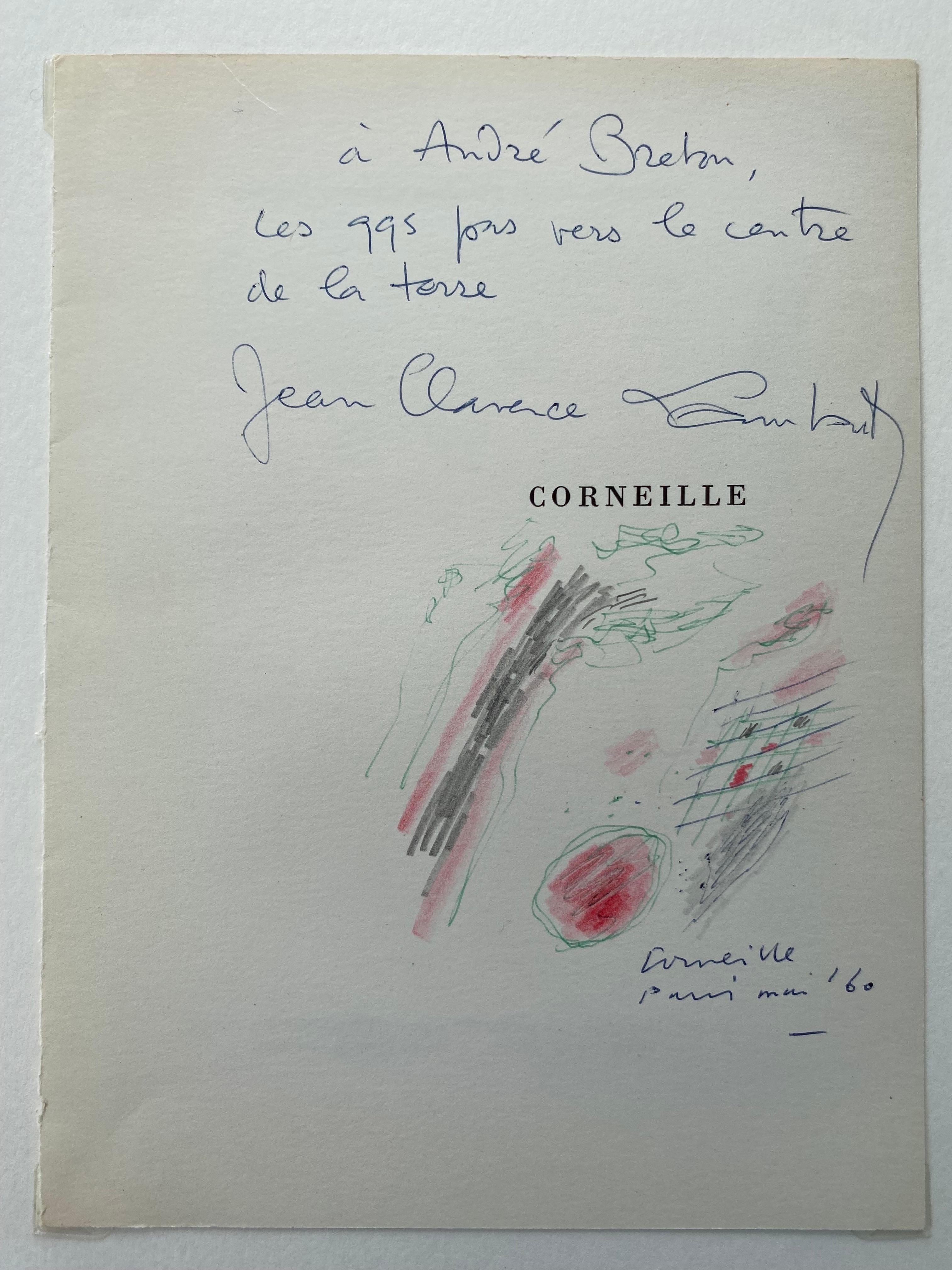 Corneille é Untitled 1960 Colored pencil drawing For Sale 1