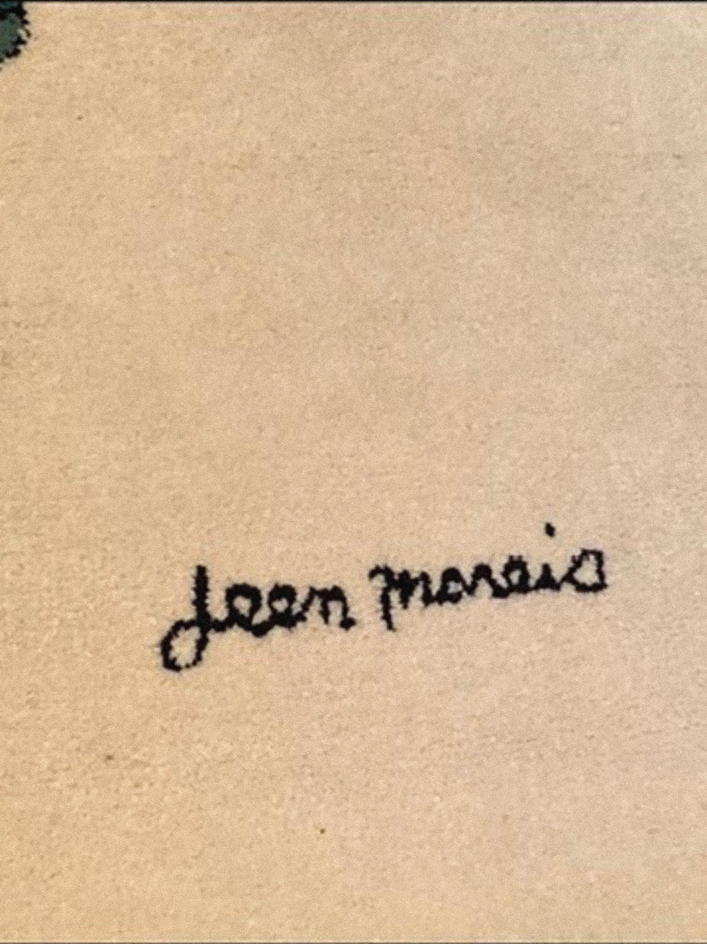 Jean Marais Tapiz muy raro Firmado 1965  Ateliers de Cogolin en venta 5