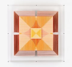 Françoise Luciani Orange Diptych 2011